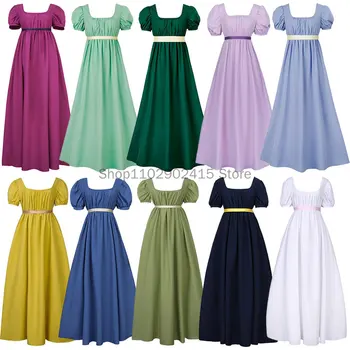 2023 Viduramžių Moterų Viktorijos Regency Suknelė Suknelė Helovinas Kostiumas Cosplay Longuette Princesė Kamuolys Suknelės Chemise
