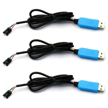3 Pack PL2303TA USB Serijos TTL Kabelis Derinimo Konsolės Kabelis