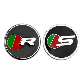 34MM Automobilio Interjero Centras Pavarų Mygtuką ir R/S Sporto Optikos Reikmenys, Lipdukai Jaguar XE S X E F