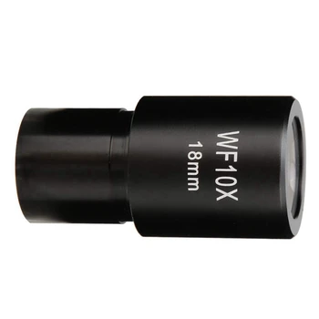 6Pcs 10X Mikroskopo Okuliaras Plataus Kampo Optikos Lęšiai Adapteris Srityje 18Mm Profesionalus Akies Lęšiukas Standartas