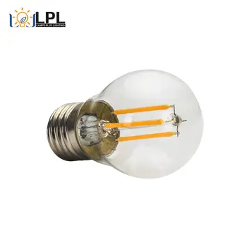 Derliaus Lempa G45 E27 E14 AC220V 240V LED Lemputė Edison Lemputes Aišku, Antikvariniai LED, Kaitinamosios Lemputės, Namų, Vonios kambarys, vidaus ir Lauko
