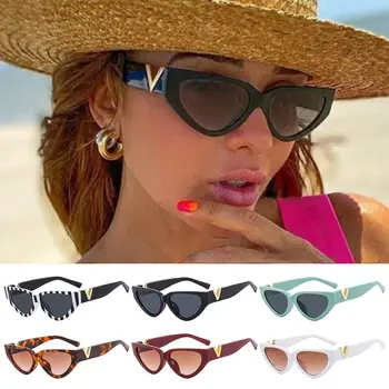 Estetinės Cat Eye Akiniai nuo saulės Mados UV400 Apsauga Y2K 90s Akiniai, Saulės Akiniai, Paplūdimio/Travel/Streetwear