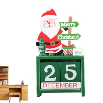 Kalėdų Atgalinės Atskaitos Advento Blokuoti Kalendorius Kalėdų Atgalinės Atskaitos Bloko Apdailos Nešiojamų Kalėdų Medinių Blokas Kalendorius Namų