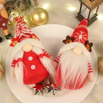 Kalėdų Beveidis Lėlės Pliušinis Lėlės Mas Medžio Kabantys Papuošalai Santa Nykštukai Naujųjų Metų Kalėdų Figūrėlės Nykštukai, Kalėdų Gnome