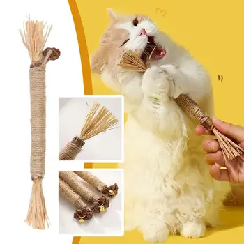Kačių Žaislai Silvervine Kramtyti Stick Kačiukas Gydyti Katžolių Žaislas Natūralių medžiagų, Su Katžolių Už Dantų Valymo, Patalpų Dantų K1I0
