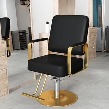 Kirpyklų Barber Kėdės Plaukų Salonas, Manikiūro Įranga Veido Darbo Barber Kėdės, Darbo Silla Giratoria Nagų Salonas Įranga