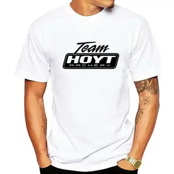 Komanda Hoyt Šaudymas Iš Lanko Juoda Logo T Shirt Pro Deer Hunter Lankas Junginys Arbaletas Tee Asmenybės Custom Tee Marškinėliai