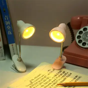 Mini LED Gnybtas Lempos Baterija Žymos Nešiojamų Šviesos Skaitymo staliukas Spintelė Dekoratyvinis Knygos Vaikams už Naktį
