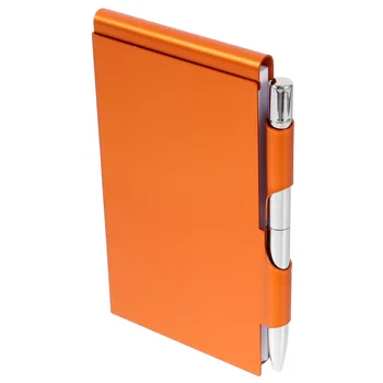 Moliusko geldele Sąsiuvinis Stilingas Metalo Turėtojas Spalvotų Mini Pocket Notepad Mažų Popieriaus Nešiojamų Office Tearable Sąsiuvinis su Rašikliu