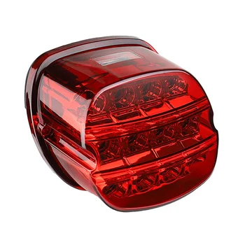 Motociklas Raudonas LED Stabdžio Uodegos Šviesos Licenciją Plokštelės Žibintas Galinis Kelių Karalius 99-17 FXDL