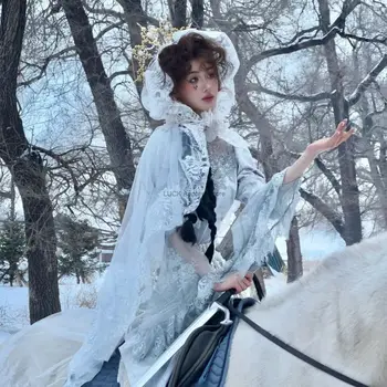 Nauja Rusijos Princesės Suknelė Kelionių Fotografija Drabužių Nėrinių Slidinėti Pagerėjo Cheongsam Suknelė