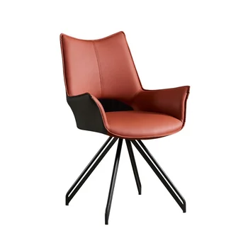 Naujas dizainas patvarus namų baldai pasukama 360 šiuolaikinių prabangių minkštų dizaino valgomojo kėdės.