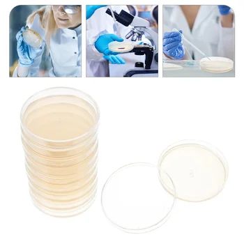 Prepoured Agaro Lėkštelių Petri lėkštelės su Agaro Mokslo Eksperimentas Mokslo Projektų Petri Lėkštelių Laboratoriniai Reikmenys