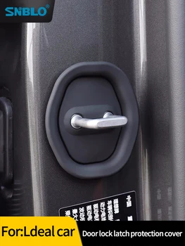 Silikono Automobilių durų užraktas sagtis Apsaugos Dangtelis PIRMAUJANČIŲ IDEALUS LiXiang L8 L9 L7 durų amortizatorius pagalvėlė silent priedai