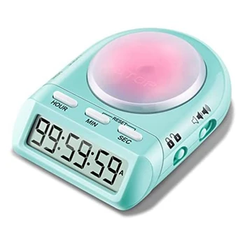 Skaitmeninis Virtuvės Laikmatis su 100 Valandų Laikrodis Skaičiuoti už Vaikas Mokytojas Virėjas,45° Ekranas LCD&Security Lock,Laiko Valdymas