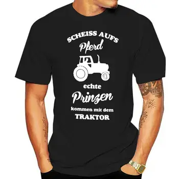 Tikroji Prinzen kommen mit dem Traktor - Herren T-Shirt - Armijos - Įdomus