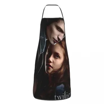 Twilight Saga Breaking Dawn Virtuvės Kepimo Prijuostė apsaugos nuo užsiteršimo Edward ir Bella Pinafores už Virėja Barista, maisto ruošimui, Namų Valymas