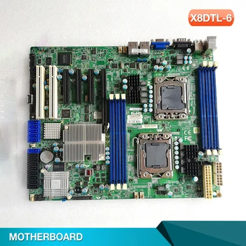X8DTL-6 Supermicro Serverio Plokštė DDR3 SATA2 PCI-E 2.0 Palaiko Xeon 