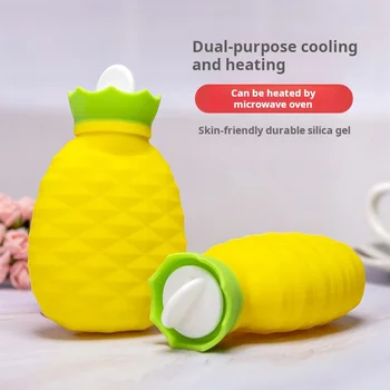 Žiemos Naujus Produktus Šalto ir karšto dvigubos paskirties silikono vandens maišelį Mažas ir mielas stresą malšinančių ir ranka atšilimo lobis